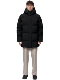 Blæst Ulla Down Jacket Black Jakke Sort