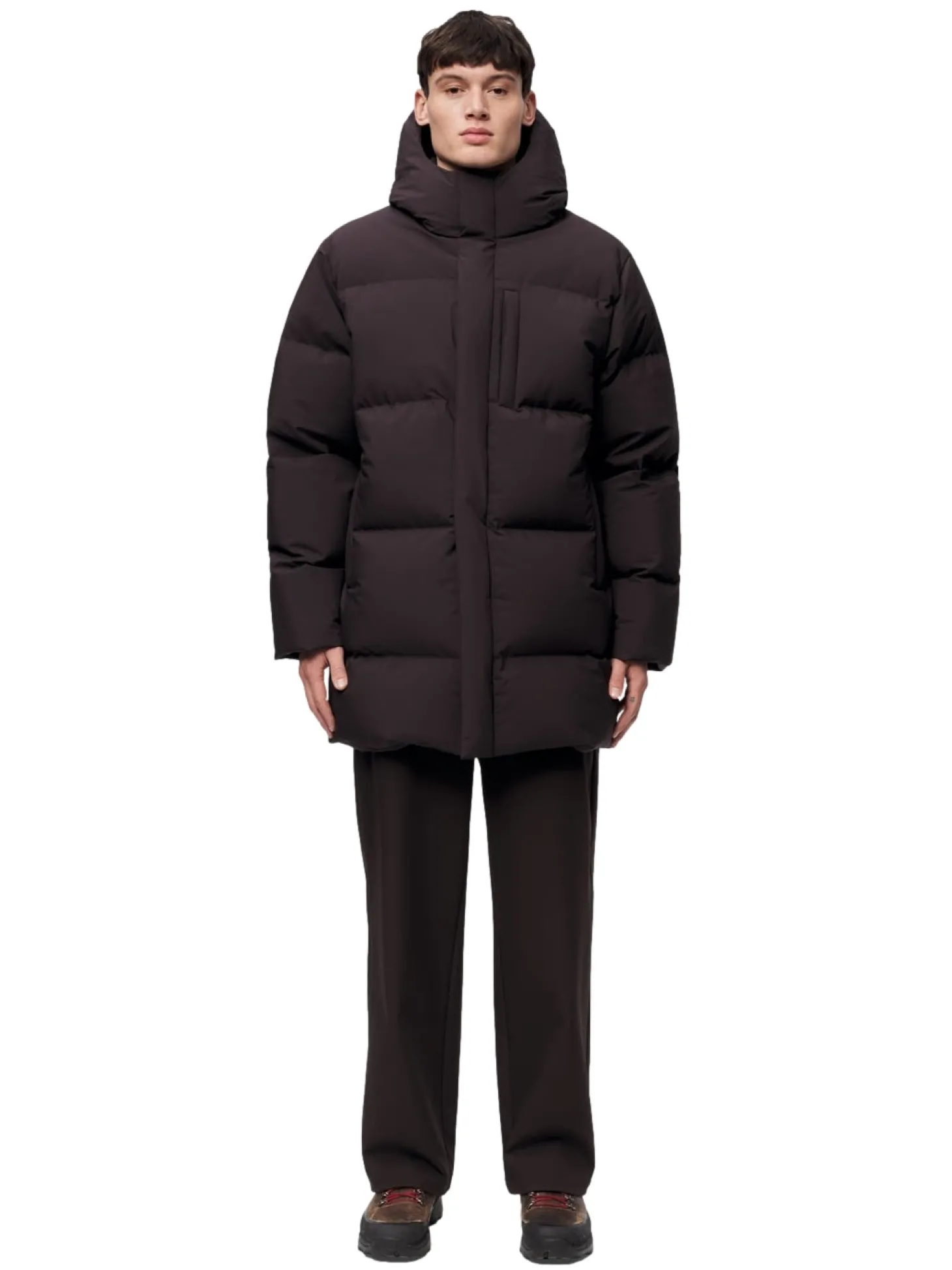 Blæst Ulla Down Jacket Brown Soil Jakke Brun