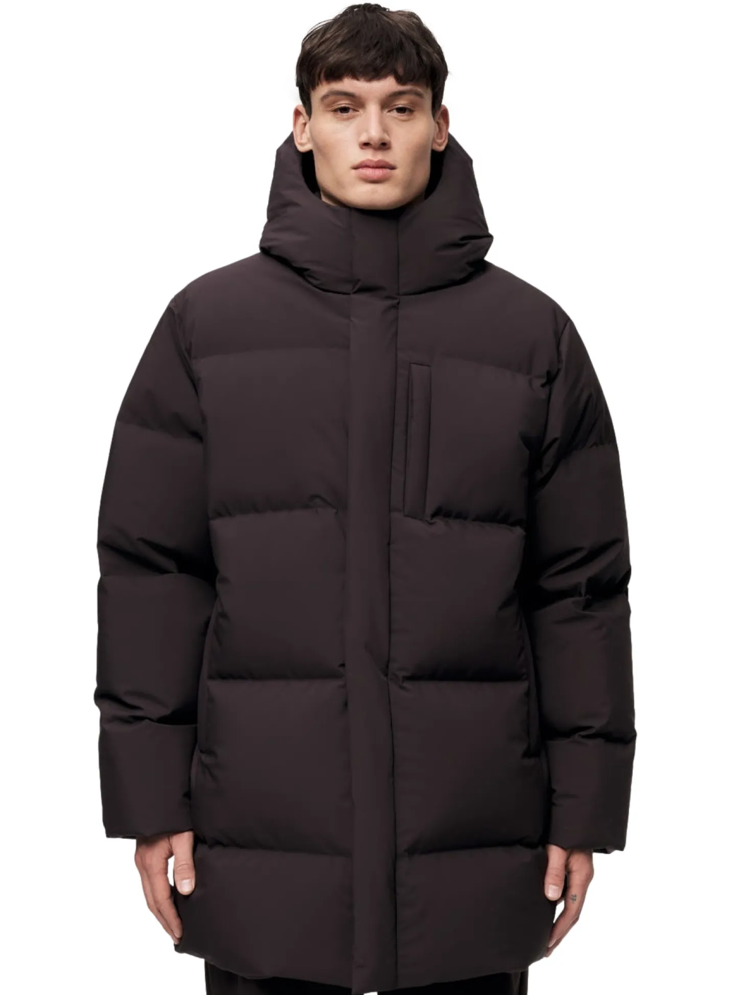 Blæst Ulla Down Jacket Brown Soil Jakke Brun