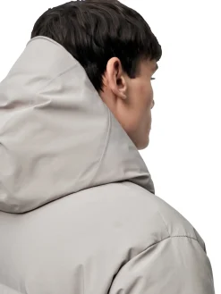 Blæst Ulla Down Jacket Low Tide Jakke Beige Grå