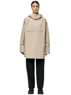Blæst Voss Poncho Beige Jakke Beige