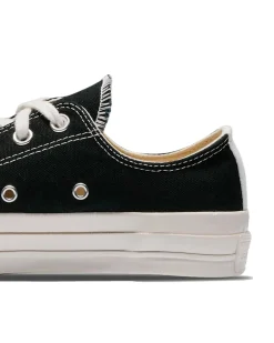 Comme des Garcons Play CT70 Small red heart LOW top Sko Sort