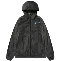 Comme des Garcons Play Unisex K-Way Jacket Black Emblem Jakke Sort