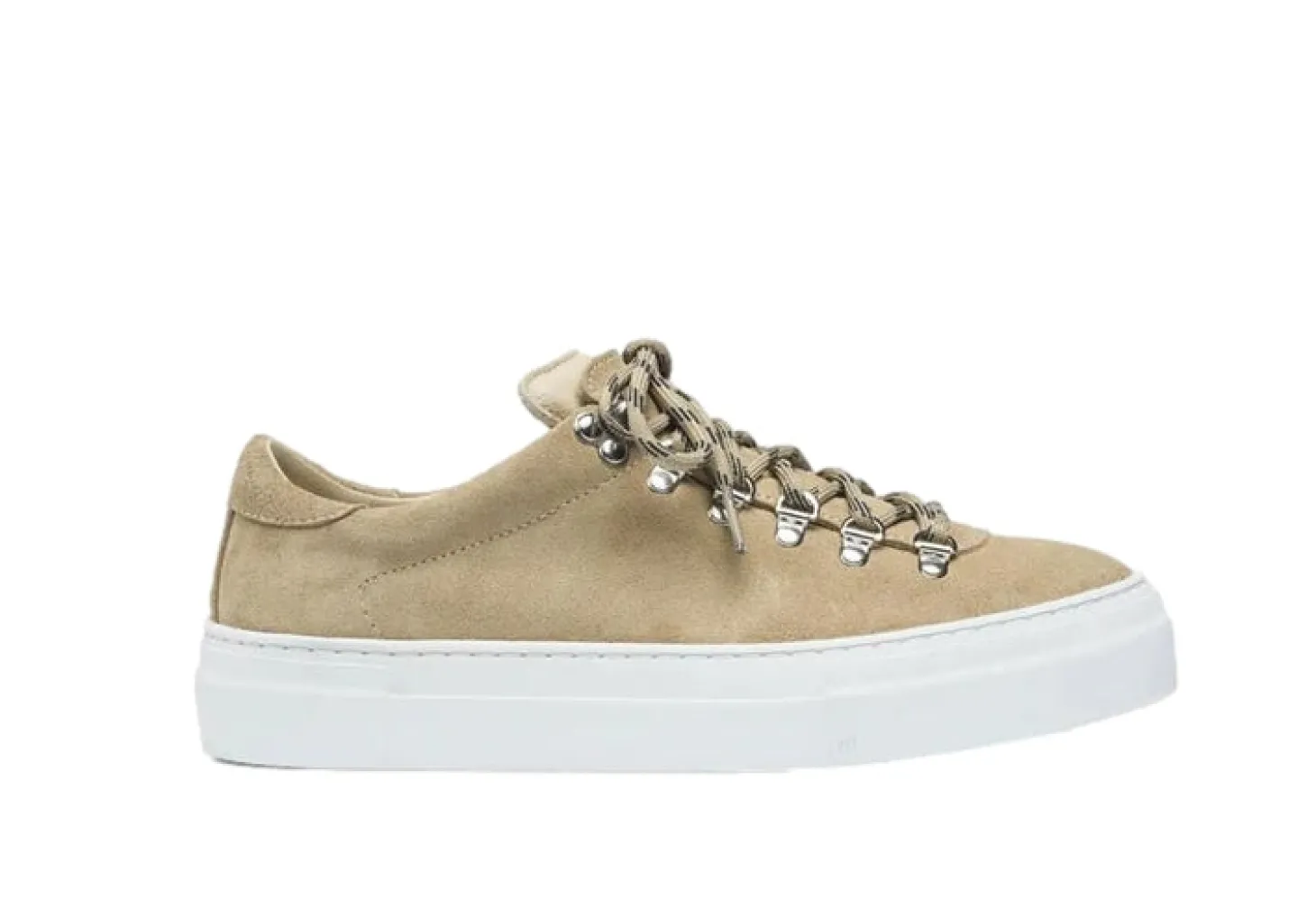 Diemme Marostica Low Platform Sesame Suede Sko Beige