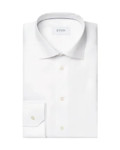 Eton 3000 Contemporary White Signature Twill Shirt Skjorte Hvit