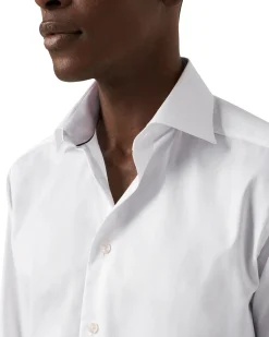 Eton 3000 Contemporary White Signature Twill Shirt Skjorte Hvit