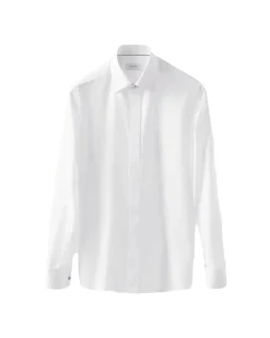 Eton 3000 Slim Evening White Signature Twill Shirt Skjorte Hvit