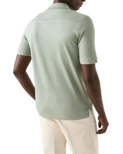 Eton Filo di Scozia Solid Piqué T-shirt Lysegrønn