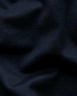 Eton Filo di Scozia Solid Piqué T-shirt Marine