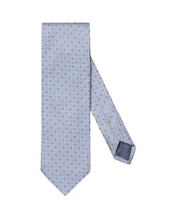Eton Silk Cotton Tie Slips Blå