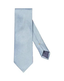 Eton Silk Linen Tie Slips Lyseblå