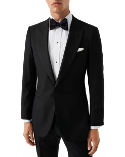 Eton White Plissé Tuxedo Shirt Skjorte Hvit
