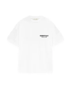 Fear of God Essentials Classic Short Sleeve Tee T-shirt Hvit