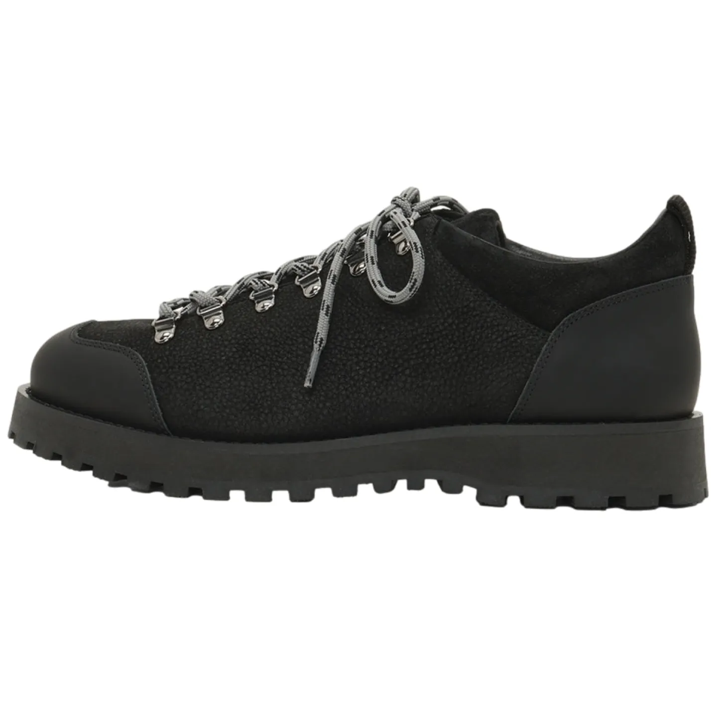 Garment Project Dune Low - Black Tumbled Nubuck Sko Sort