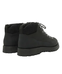 Garment Project Dune Mid - Black Crazy Horse Leather Sko Sort
