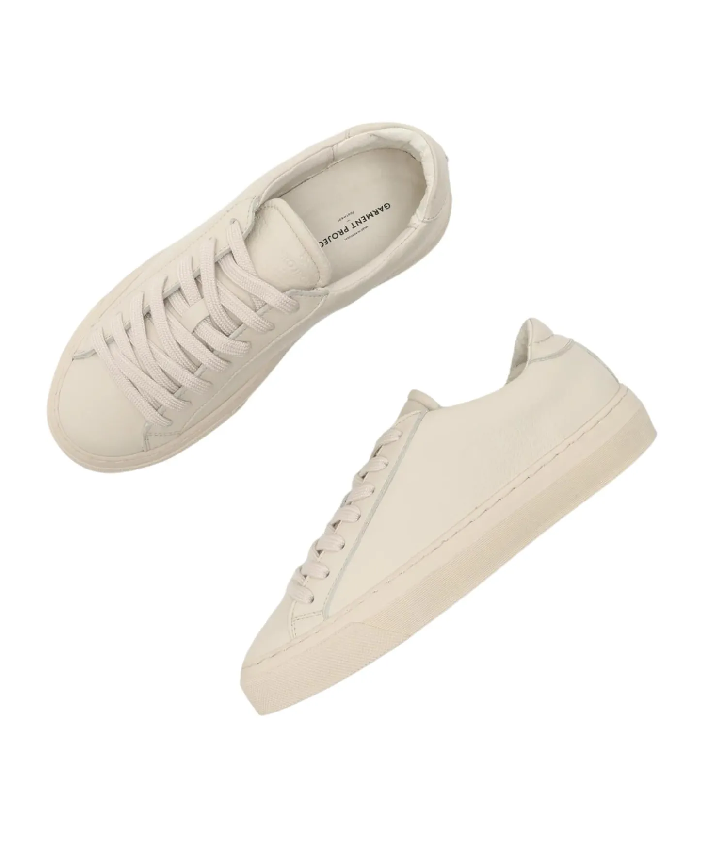 Garment Project Kit - Off White Tumbled Leather Sko Off-White