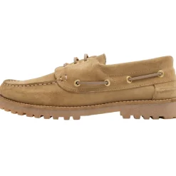 Garment Project Ollie Boat Shoe Earth Suede Sko Beige