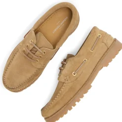 Garment Project Ollie Boat Shoe Earth Suede Sko Beige