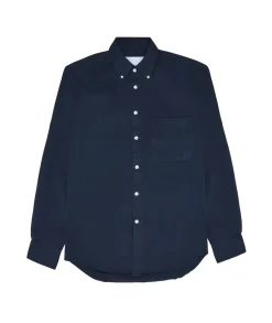 Garment Project Relaxed LS Button Down Shirt Skjorte Navy