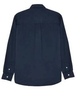 Garment Project Relaxed LS Button Down Shirt Skjorte Navy