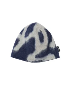 Gramicci MOHAIR BURLY RUNNINGMAN BEANIE Lue Mørkeblå
