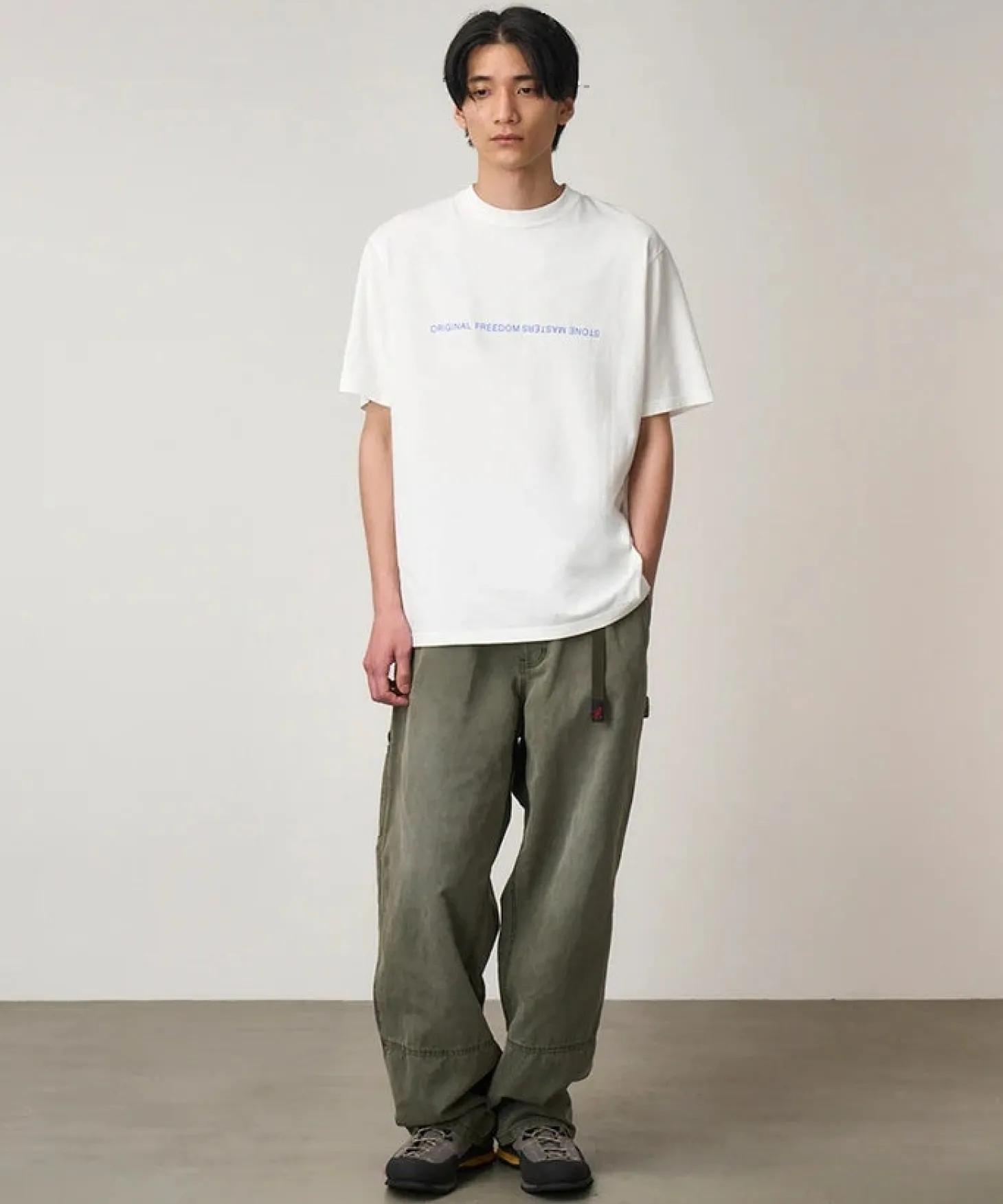 Gramicci STONEMASTERS TEE T-shirt Hvit