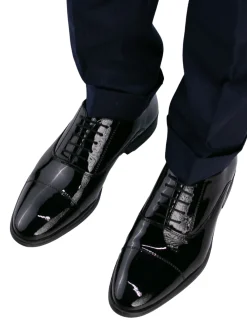 Gregers BERGAMO Lakksko Sko Sort