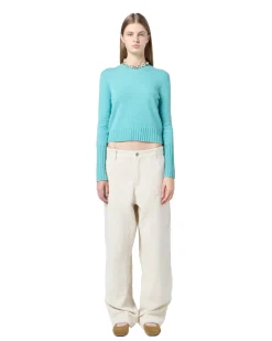 Guest In Residence Shrunken Crew Genser Turkis