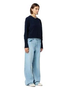 Guest In Residence Shrunken Crew Genser Navy