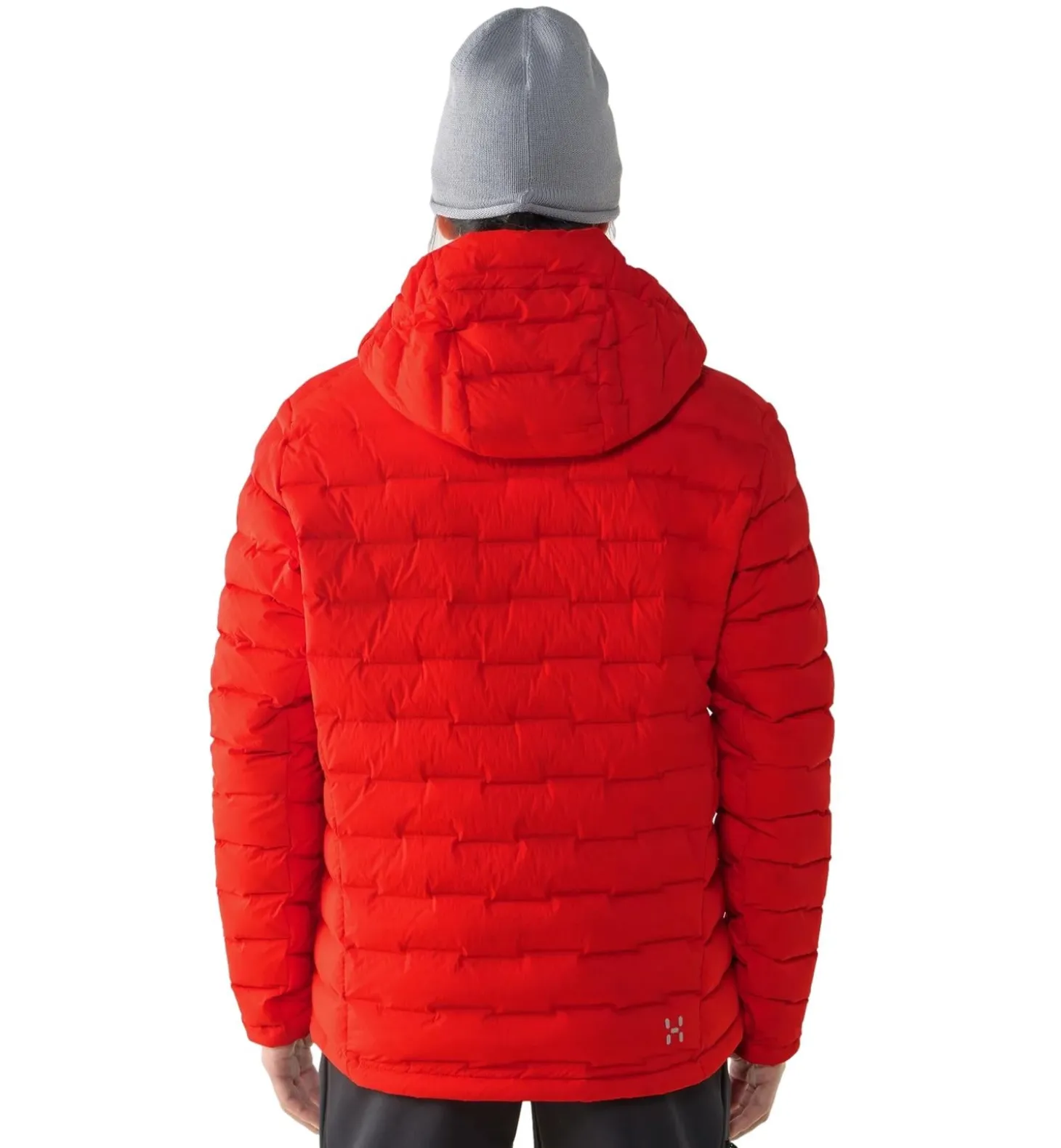 Haglöfs Spitz Down Hood Men Jakke Rød