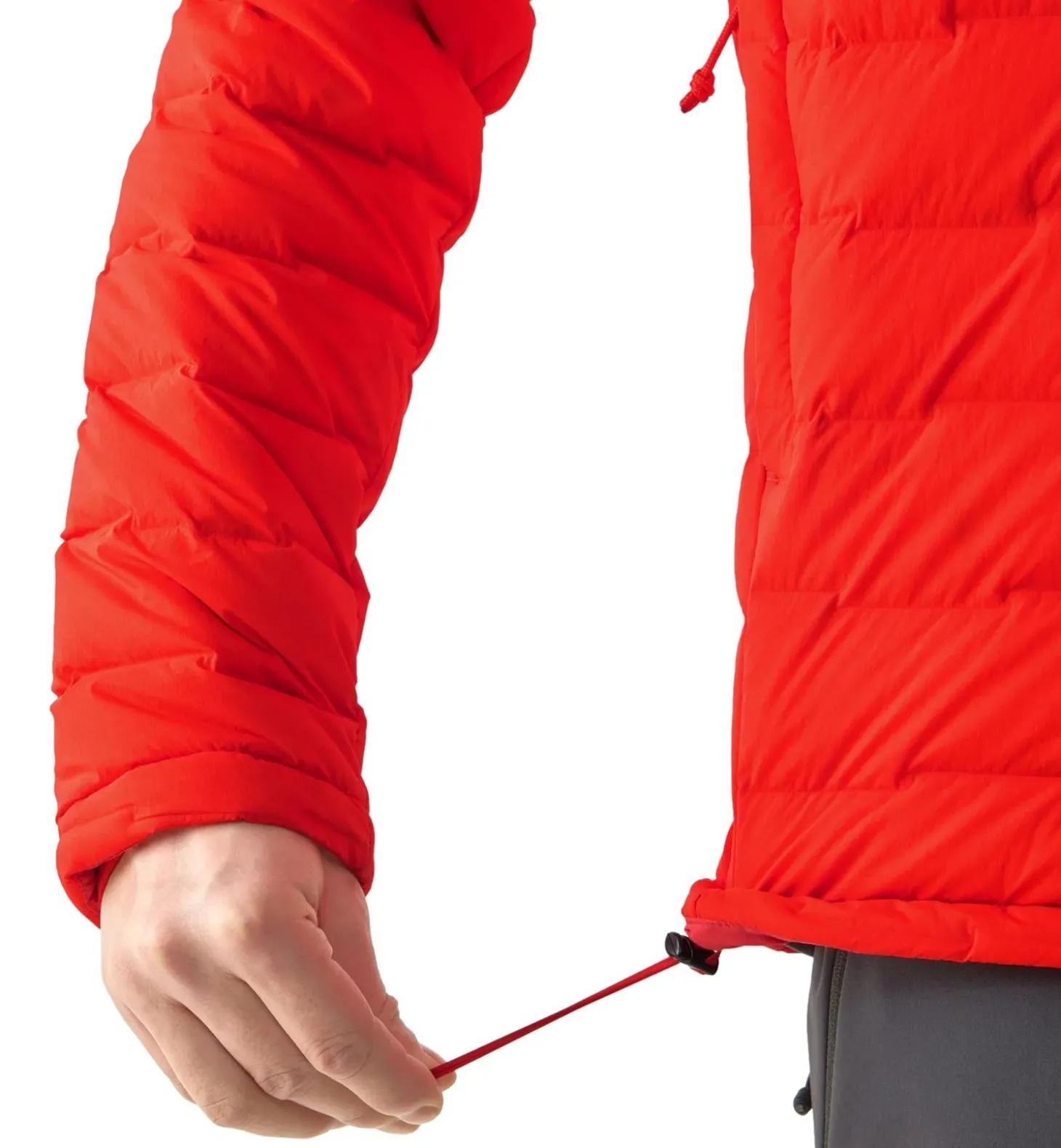 Haglöfs Spitz Down Hood Men Jakke Rød