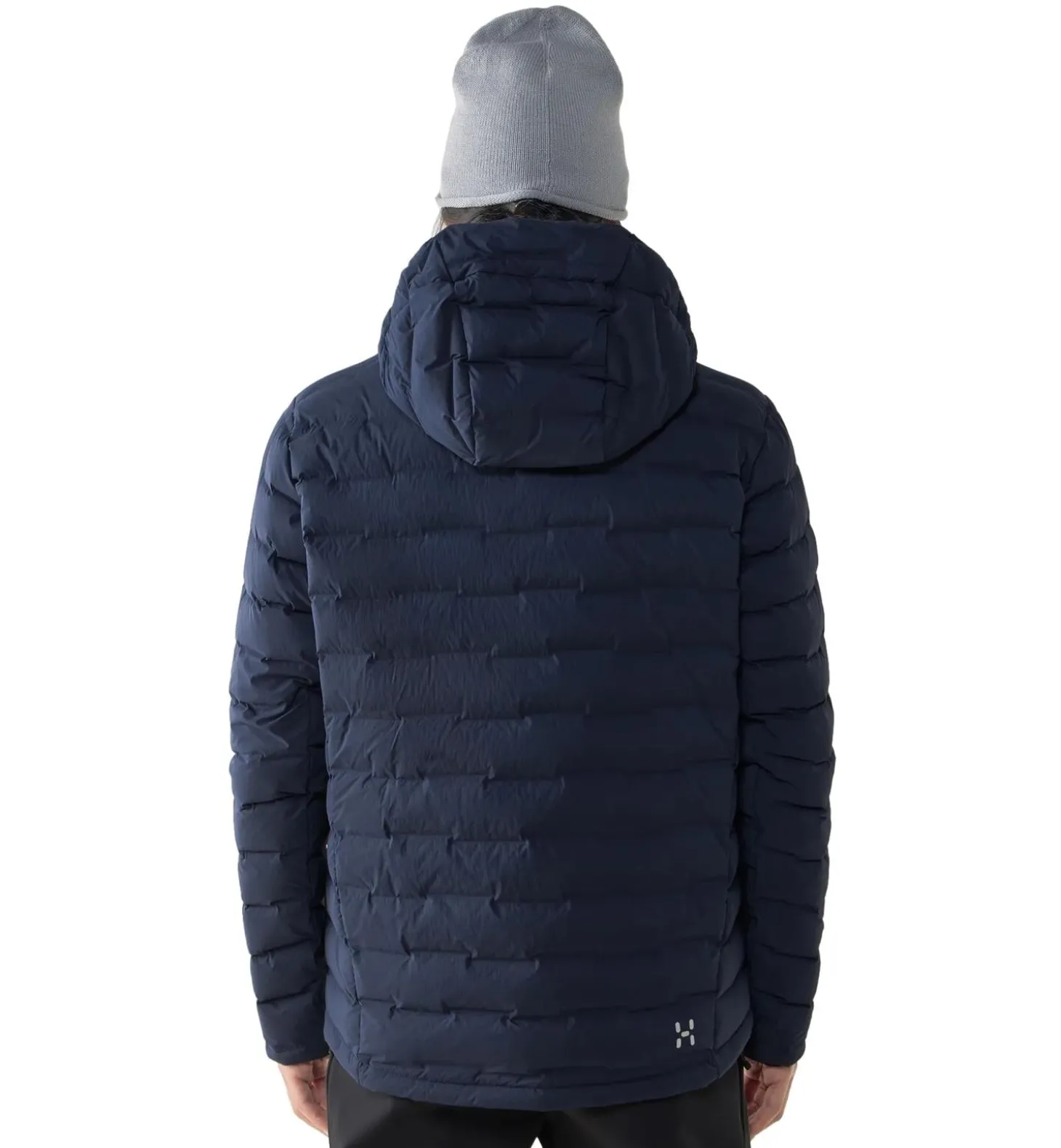 Haglöfs Spitz Down Hood Men Jakke Mørkeblå