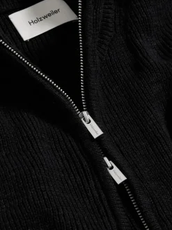 Holzweiler Atlantic Zip Cardigan Genser Sort