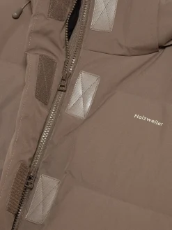 Holzweiler Besseggen Down Taupe Jakke Lysebrun