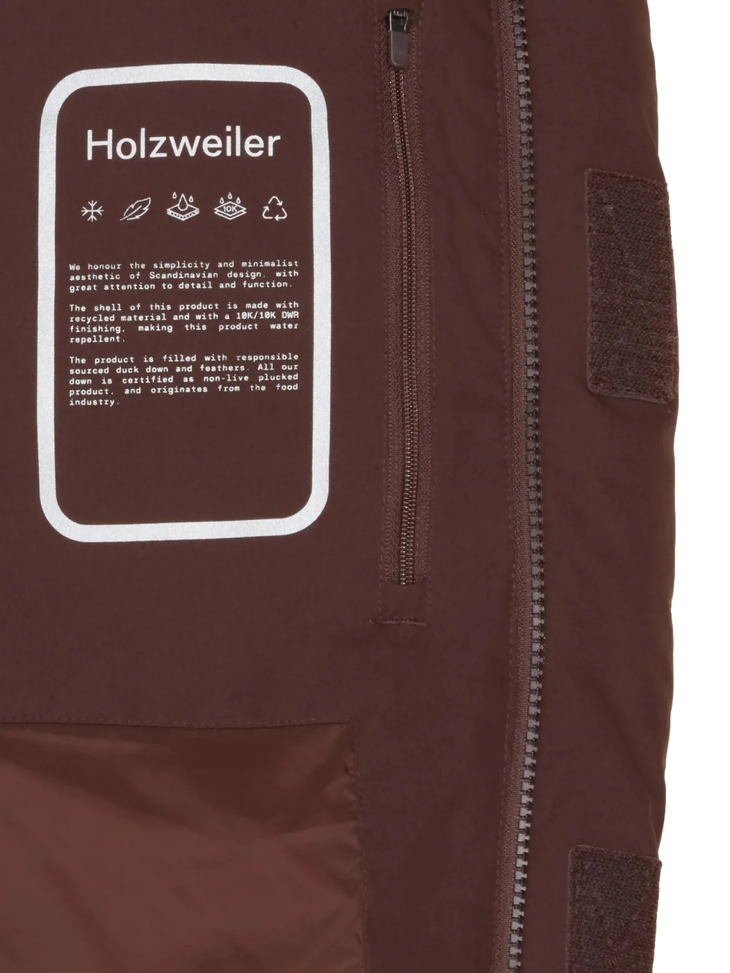 Holzweiler Dovre Down Dk. Brown Jakke Brun