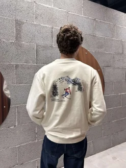 Holzweiler Duke National Crew Genser Hvit