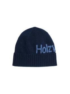 Holzweiler Haza Logo Beanie Lue Marine