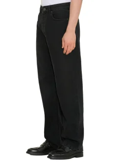 Holzweiler M Straight Jeans Jeans Vasket Sort