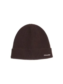 Holzweiler Milli Wool Beanie Lue Brun