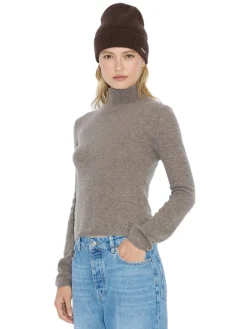 Holzweiler Milli Wool Beanie Lue Brun