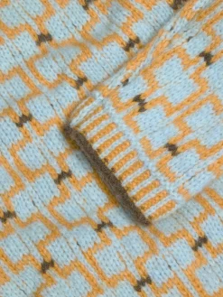 Holzweiler Norwegian Wool Turtleneck Genser Turkis