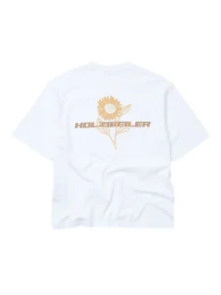 Holzweiler Ranger Sunflower Tee T-shirt Hvit Og Brun