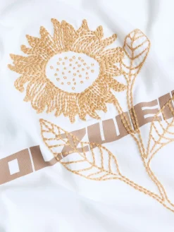 Holzweiler Ranger Sunflower Tee T-shirt Hvit Og Brun