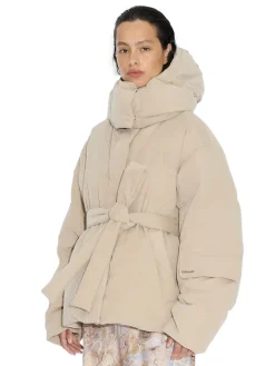 Holzweiler Steilia Brushed Down Jkt Jakke Beige