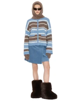 Holzweiler Tine Fluffy Balaclava Balaclava Brun