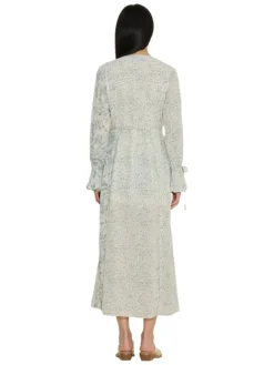 Holzweiler Valery Print Dress Kjole Grønn Mønster