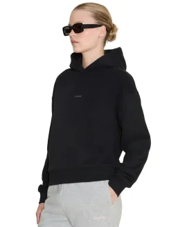 Holzweiler W Regular Hoodie Genser Sort