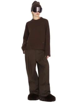 Holzweiler W Wool Crew Genser Brun