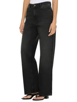 Holzweiler Wide Jeans Jeans Vasket Sort