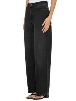 Holzweiler Wide Jeans Jeans Vasket Sort